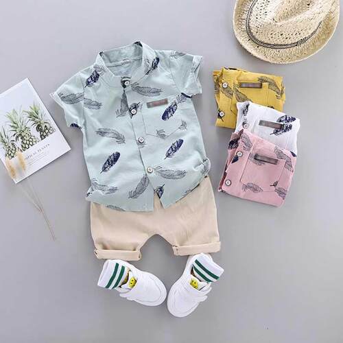 Children Clothes 2pcs Toddler Kids Boys Summer Outfits Holid