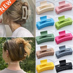 Korean Women Girls Plastic Hair Claws Hair Clips Headwear La