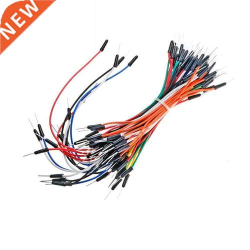 65pcs/Lot New Solderless Flexible Breadboard Jumper wires Ca