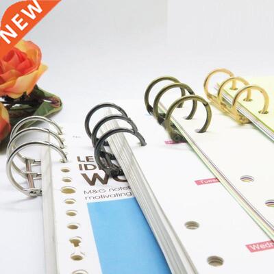 2Pcs Metal Ring Binder Calendar Circle Stationery Office Met