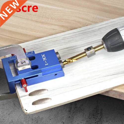Oblique Hole Locator Pocket Hole Jig With Step Drill Bit A