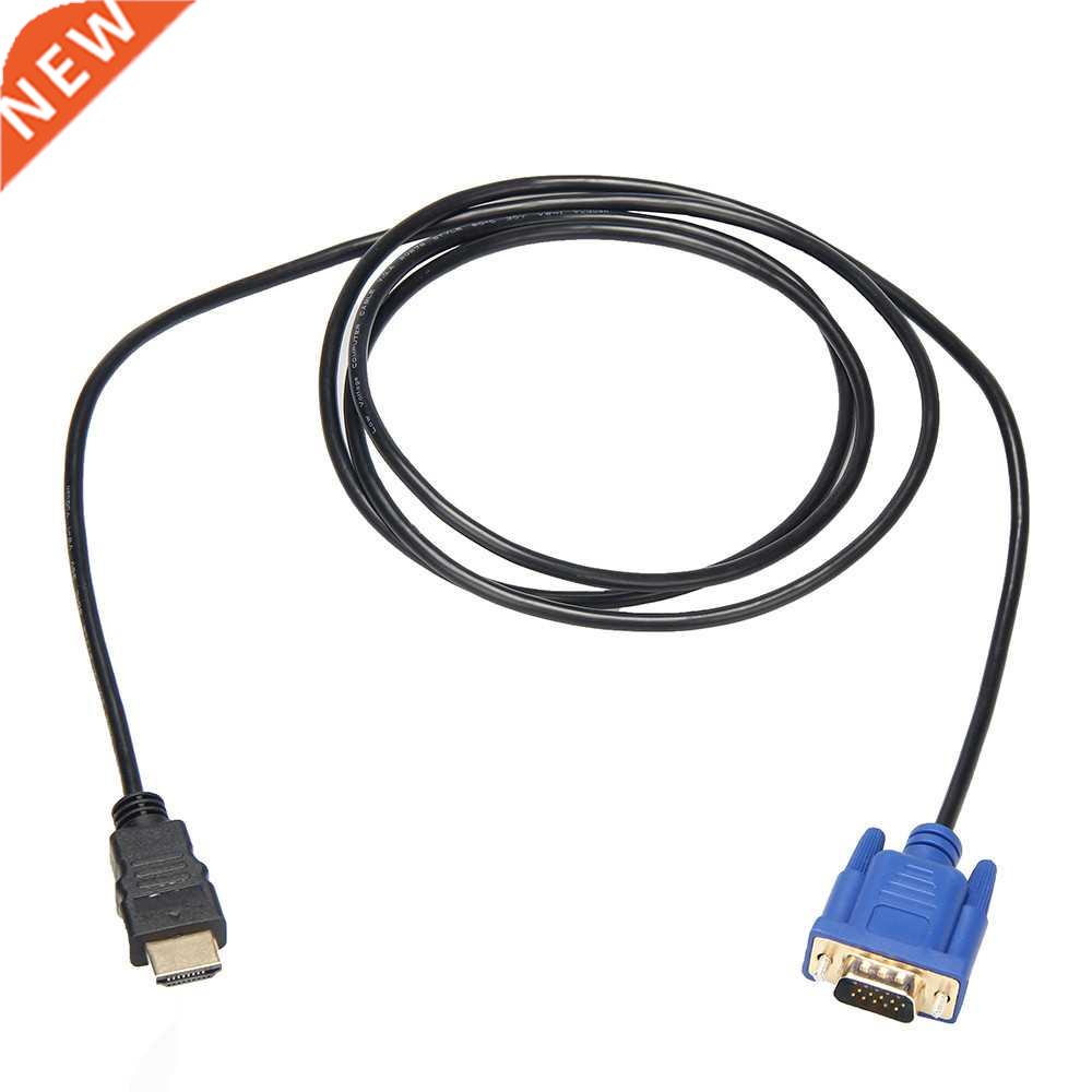 HDMI Gold Male To VGA HD-15 Male 15Pin Adapter Cable 6FT 1.8
