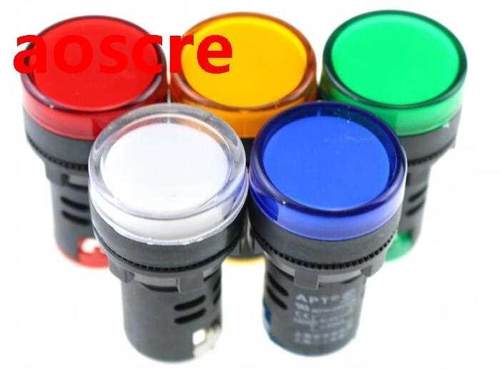 Indicator AD16-22DS AC380 LED signal lamp Red/Green/Huang/Bl