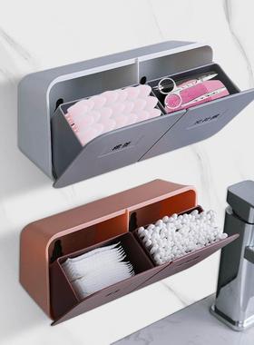 Bathroom Organizer Cotton Pads orage Plaic Swab Holder W