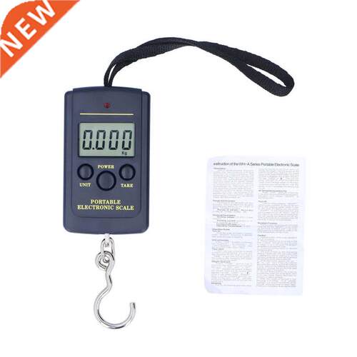 Portable Electronic Hook Scale Mini Square 40kg-10g Weightin