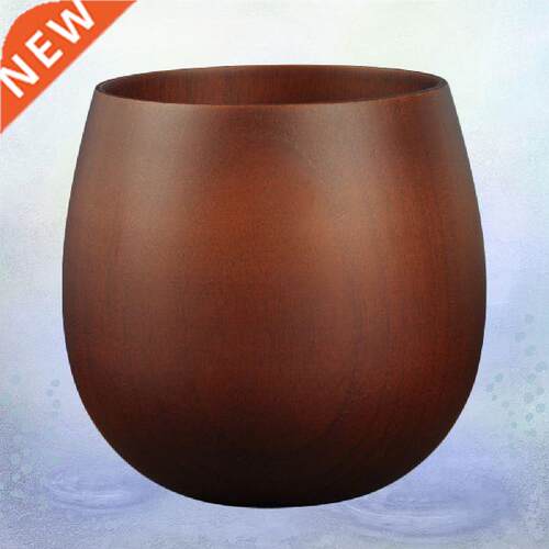 1pc Wooden Water Cup Multi-function Drinking Cup Table