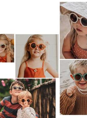 Gafas de sol de estilo Retro para bebé, lentes de sol infan