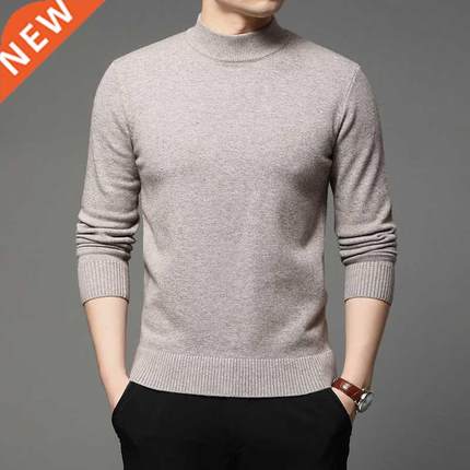 2021 Autumn and Winter New Men Turtleneck Pullover Sweater F