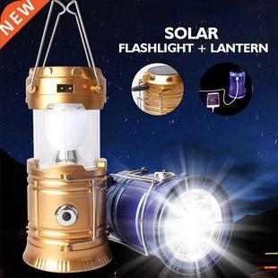 LED Camping Light USB Rechargeable Flashlight Portable