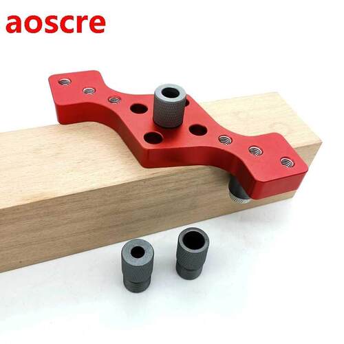 Woodworking Pocket Hole Jig 6/8/10mm Self-Centering Vertical
