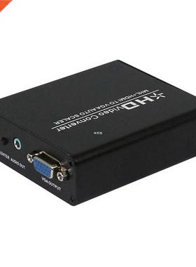 1080P HDMI to VGA Scaler converter video&audio 适用于 PS