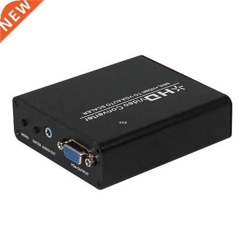 1080P HDMI to VGA Scaler converter video&audio 适用于 PS