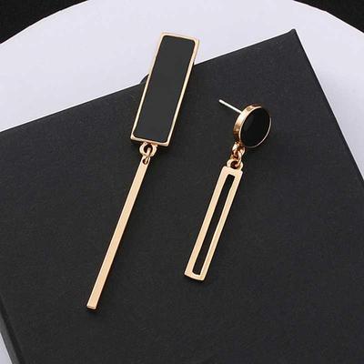 2022 Hot Women's Fashion Earrings Long Statement Asymmetry R