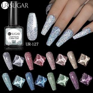 Reflective Glitter Gel Nail Polish 7.5ml Sparkling Auroras