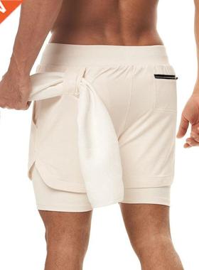 Men's Summer Sports Shorts Breeches Homme 2021 New Gym C