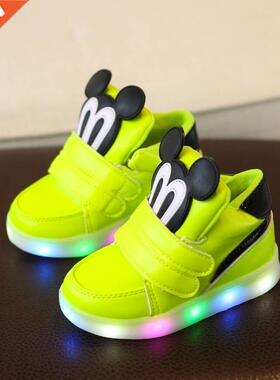 Children Casual Shoes With Light LED Boys Girls Sneakers 202