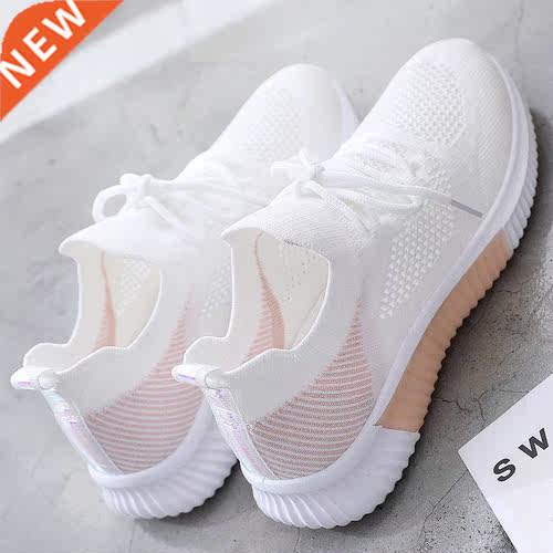 Women Shoes 2022 Spring White New Breathable Sports Mesh Ver
