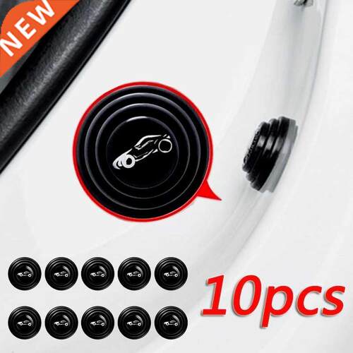 10pcs Car Door Anti-collision Silicone Pad Anti-shock Closin