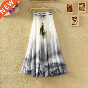 summer fashion floral Boho bech skirt skirts for women半身裙