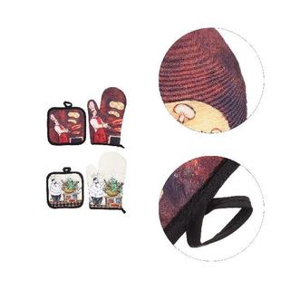 Mitts Oven Gloves Heat Kitchen Hot Baking Cooking Pot