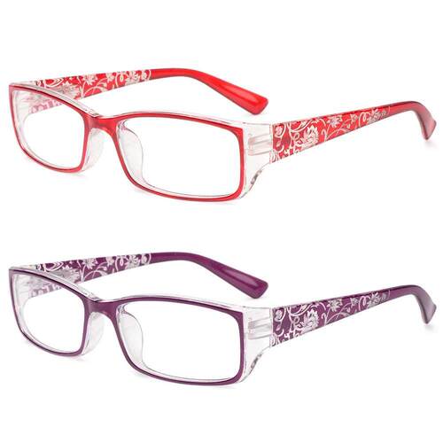 1pc Fashion Reading Glasses Portable Ultra Light Frame Anti-