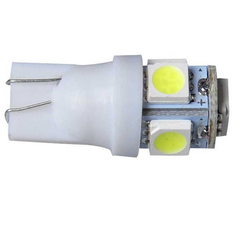 100PCS T10 White 168 194 501 W5W 5 SMD LED Car Side Wedge