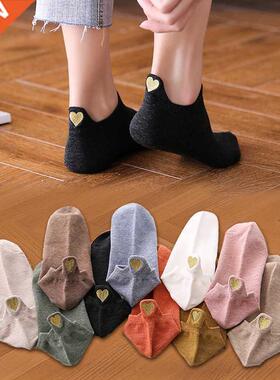 4 Pairs Lot Fashion Socks Women 2022 New Spring Cotton Color