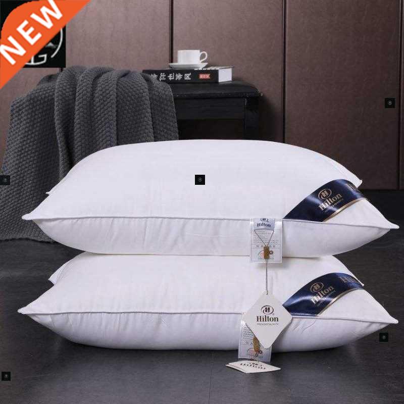 Hilton feather white goose down pillow core枕头/枕芯合格品