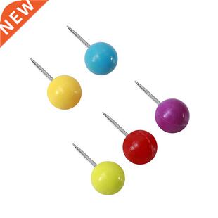 100/50pcs Candy Color Push Cork Board Pins Thumbtack Materia