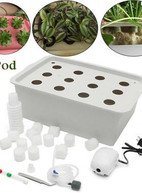 12 Holes Plant Site Hydroponic Garden Pots Planters System I