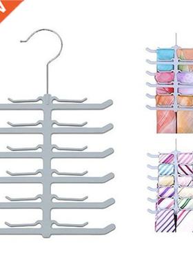 *Clothes Hanger Organizer Tie Scarf Scarves Hanger Drying Ra