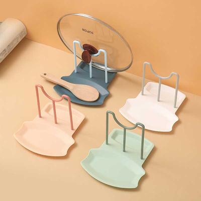Spoon Rest and Pot Lid Holder Removable Pan Pot Cover Lid Ra
