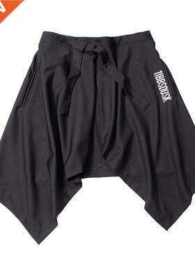 Techwear Hip Hop Men Women Harem Skirts Shorts Harajuku Skat