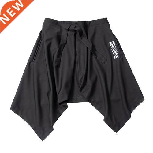 Techwear Hip Hop Men Women Harem Skirts Shorts Harajuku Skat