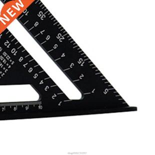 Triangle Ruler 7inch Aluminum Alloy Angle Protractor Speed M