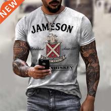 Men print color cross pattern 3DT shirt clothing oversize T-