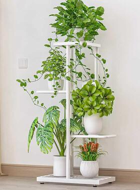4Tier Metal Potted Plant Stand Flower Pot Flower Display Rac
