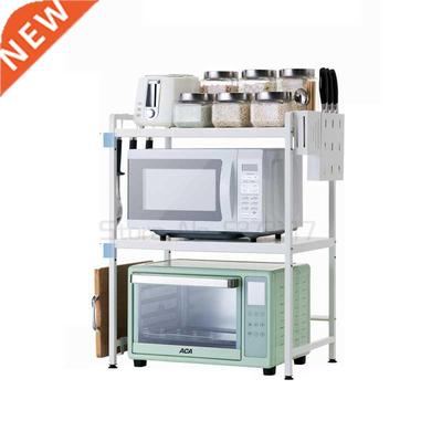 Retractable kitchen shelf, microwave oven shelf, double