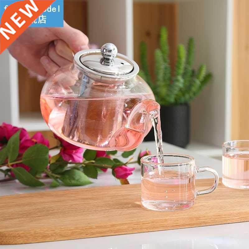 Good Clear Borosilicate Glass Teapot With 304 Stainless Stee