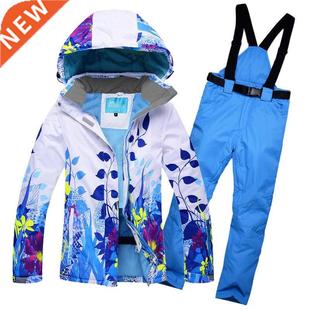 New Women Ski Suit Windproof Waterproof Snowboard Outdoor Sp