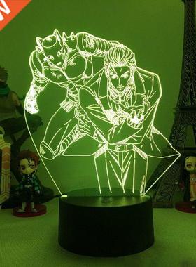 3D Lamp Anime Jojos Bizarre Adventure For Bedroom Decor