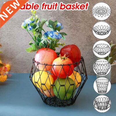 Changeable Shape Fruit Basket Multi-Shape Hollow ainless S