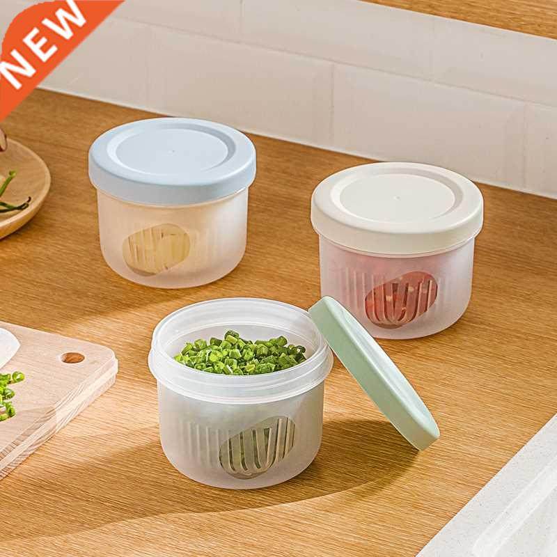 500ml refrigerator storage box ginger garlic and green