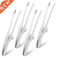 Korean And Japanese BBQ Tongs Self-Standing Grill Tongs