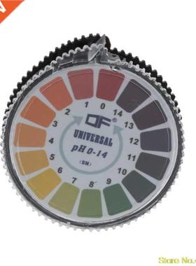 Round 5m 0-14 PH AlkaliAcid Indicator Paper Water UriSaliva