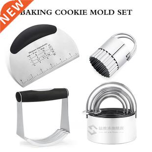 Stanless Steel Bakng Dough Tool Set Dough Cutter Pastry M