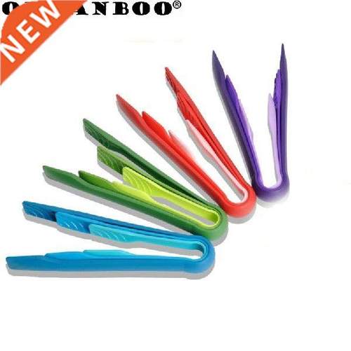 ORGANOO 3PCS/Set Kitchen colorful food tongs plastic