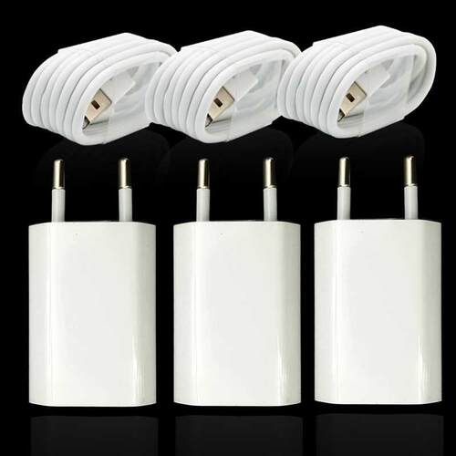 3Set/Lot EU Plug Wall AC USB Charger For Phone 8 Pn USB Ch