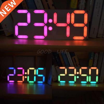 Large Inch Rainbow Color Digital Tube DS21 Clock  kit w