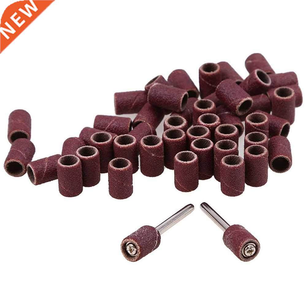 100PCS Drum Sanding Bands With 2pcs Mandrels 320 Grit Sandin